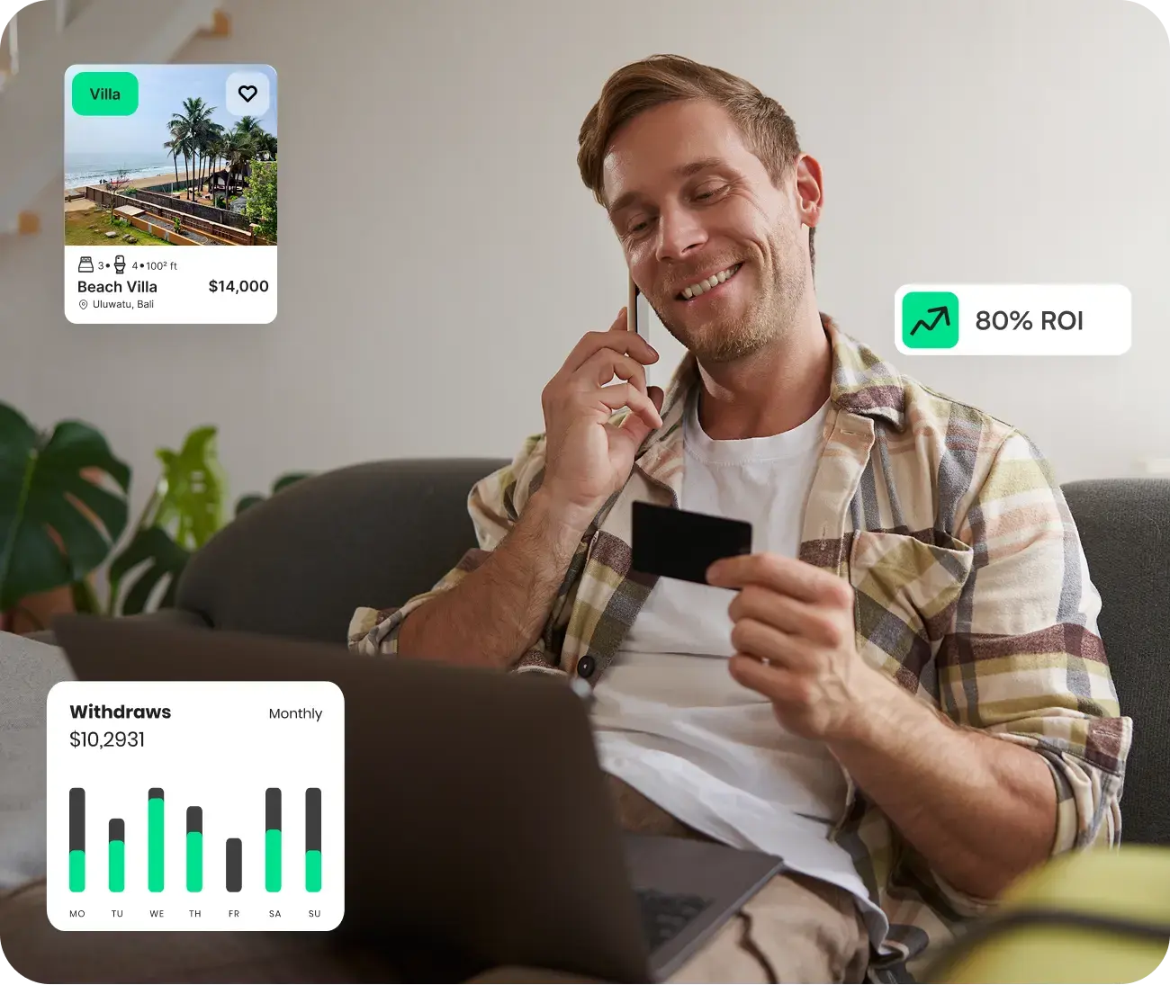 Investor reviewing INFIN Global real asset portfolio